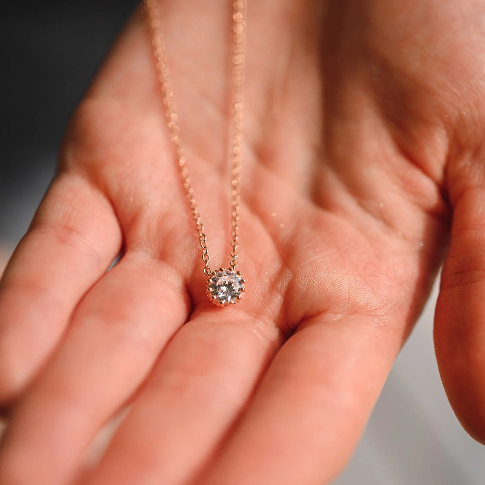 Solitaire Necklace