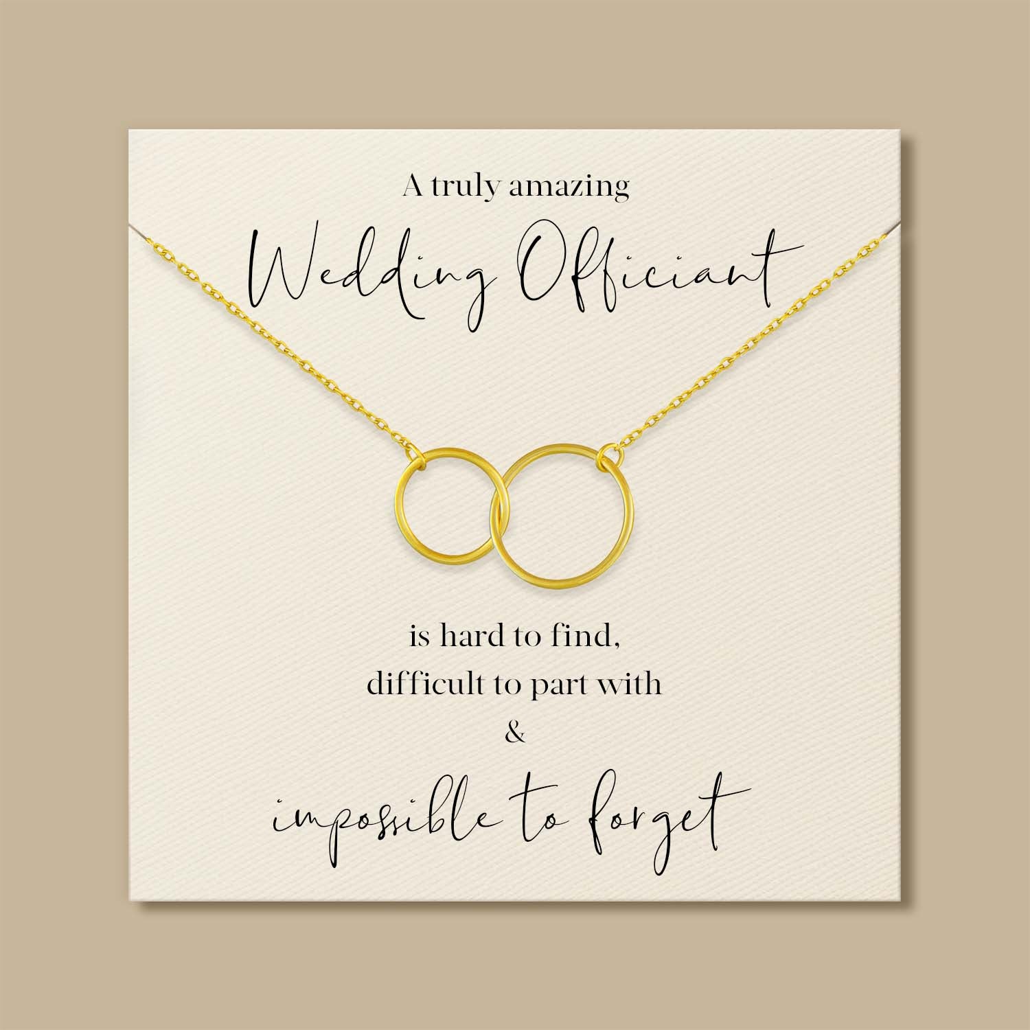 Wedding Officiant Gift