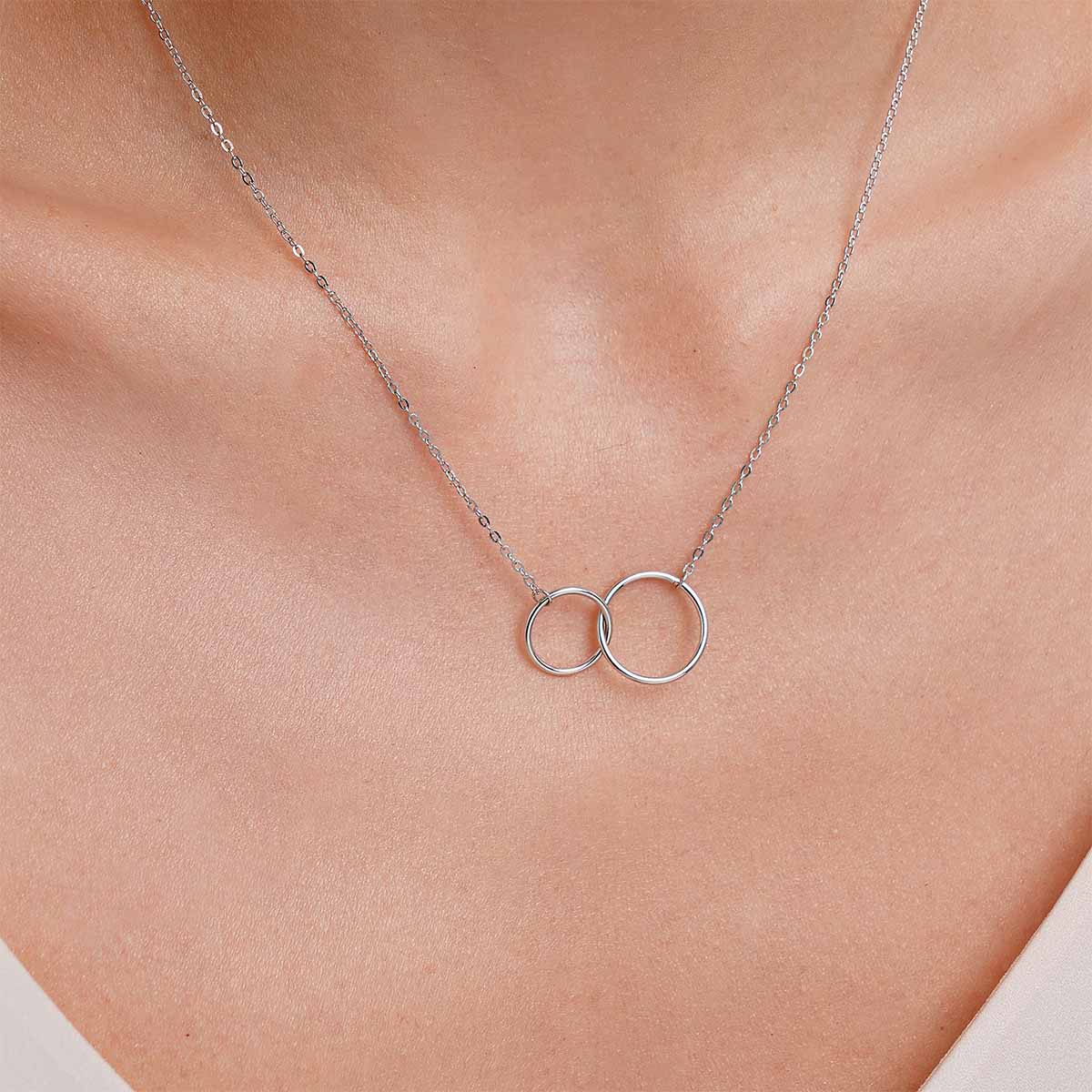 Pilates Instructor Gift, Unity Circles Necklace